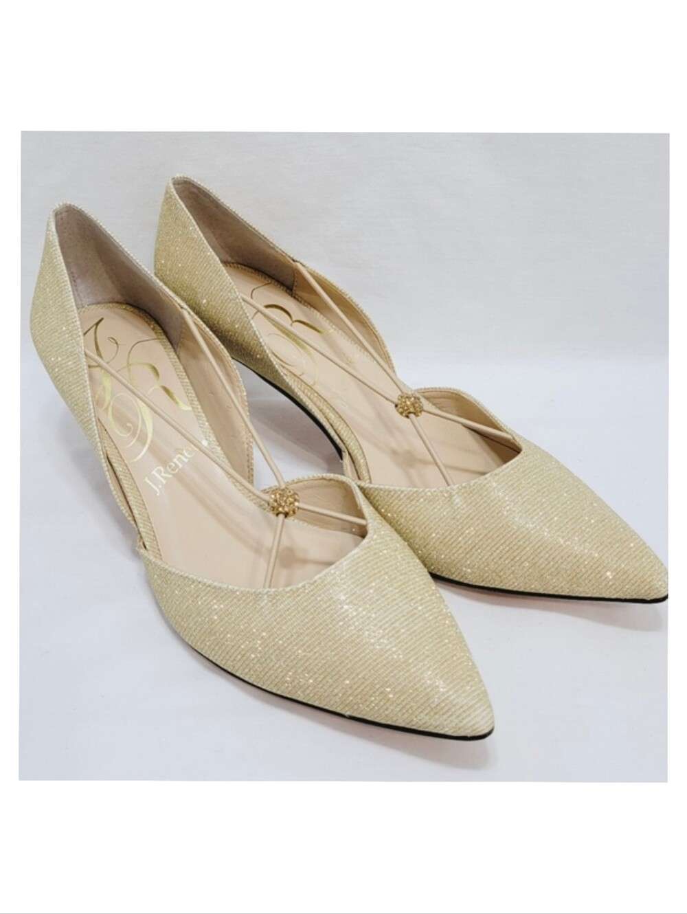 J. Reneé Veeva Gold Heels